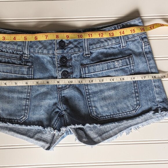 Vintage Y2K American Eagle Low Rise Denim Shorts - Picture 11 of 12